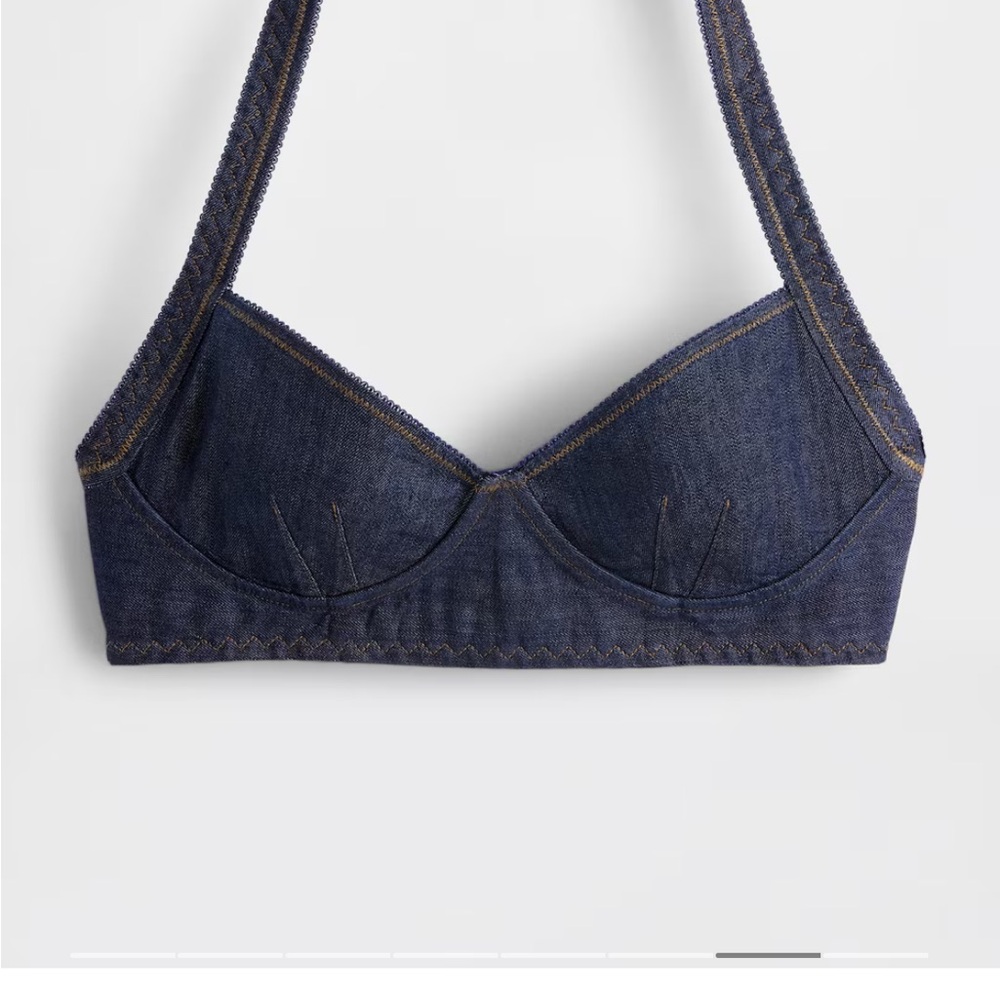 Brand new with tags Gap Studio denim bralette xxs - Picture 7 of 10